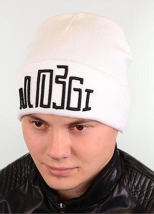 Шапка l18020 білий