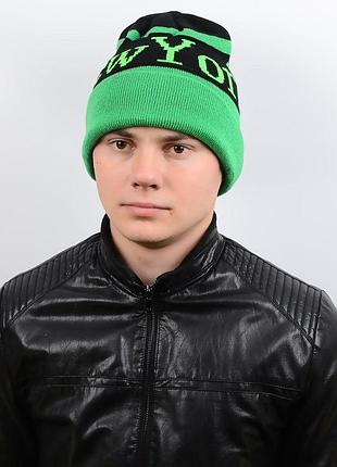Шапка 13161 зелений