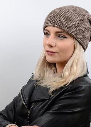 Шапка donna 17003 коричневый