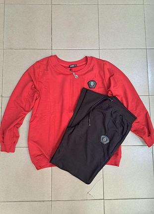 Жіночий спортивний костюм якісний та комфортний розмірний ряд:xl,2xl, 3xl,4xl.