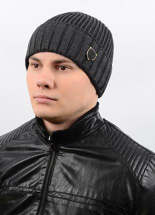 Шапка qp17049 сірий