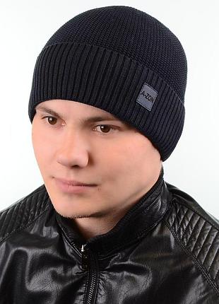 Шапка 18115 темно-синій