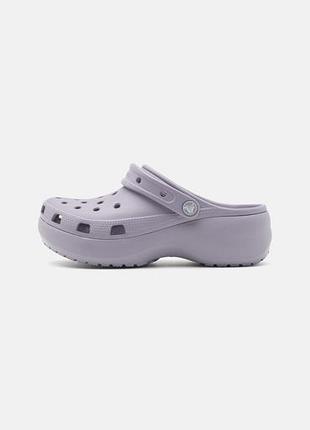 Нові шльопанці сабо crocs platform clog w8 оригінал