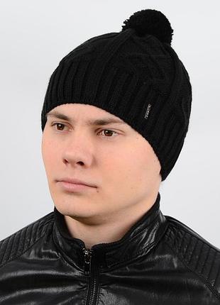 Шапка flash f17062 чорний