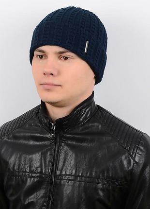 Шапка sb17008 темно-синій