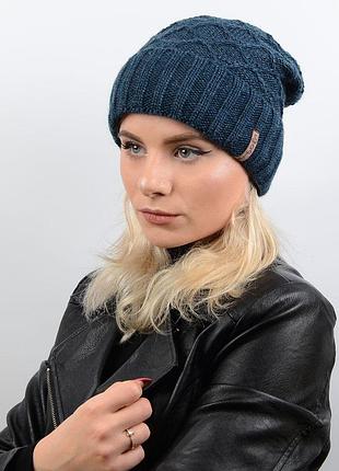 Шапка helen 17009 джинс
