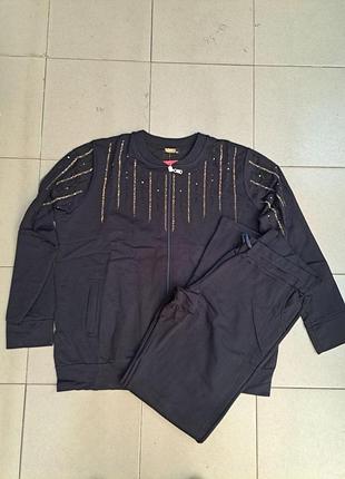 Жіночий спортивний костюм якісний та комфортний розмірний ряд:xl,2xl, 3xl.