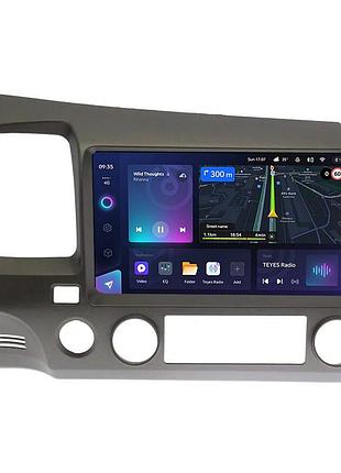 Штатна магнітола teyes cc3l 4+64 gb honda civic 8 fk fn fd 2005-2012 9"