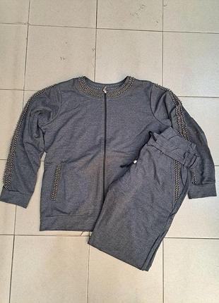 Жіночий спортивний костюм якісний та комфортний розмірний ряд:xl,2xl, 3xl.