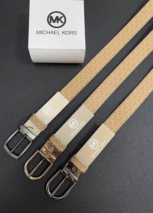 Шкіряний жіночий ремінь michael kors