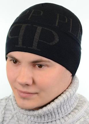 Шапка pph1801 тсиний-тсерый