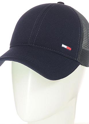 Бейсболка bsh18069 темносиній-сірий