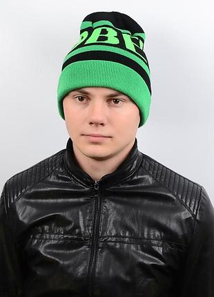 Шапка 13163 салатовий
