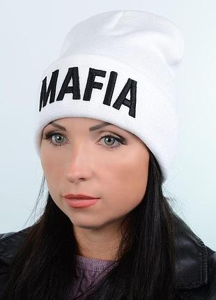 Шапка l18023 білий