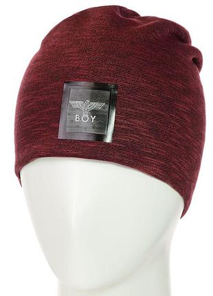 Шапка boy tr18010 бордовый
