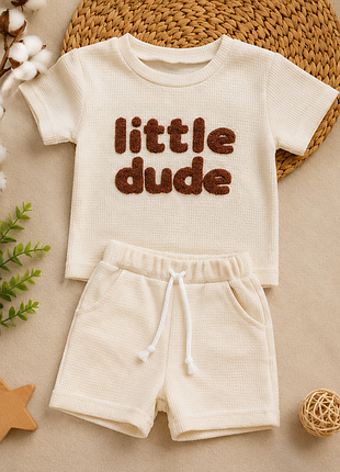 Дитячий літній костюм «little dude»