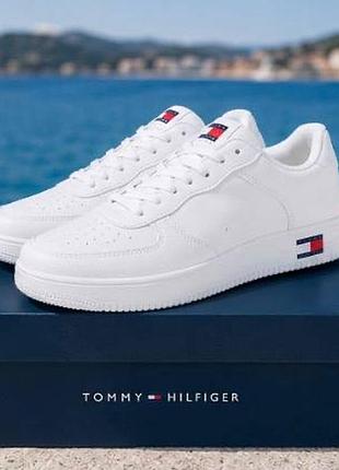 Кеди tommy hilfiger white | унісекс | для чоловіків /жінок /підлітків | розміри 36-46 женские/мужские класичные кеди