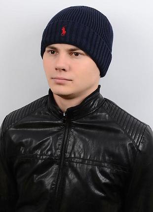 Шапка pl17032 темно-синий