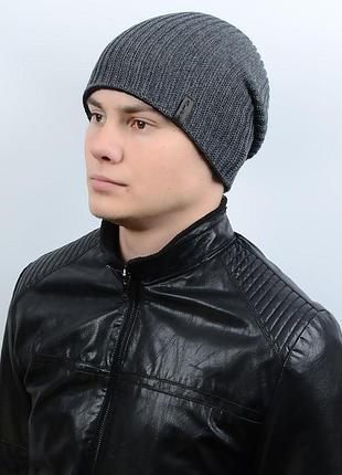 Шапка al17035 сірий
