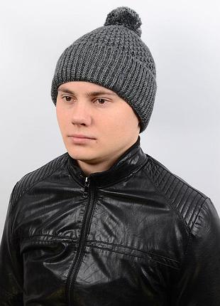Шапка al17007 темно-сірий