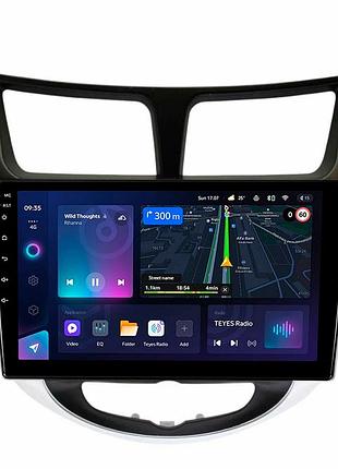 Штатна магнітола teyes cc3l 4+64 gb hyundai solaris 1 2010-2016 9"
