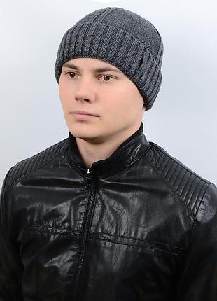 Шапка al17034 сірий