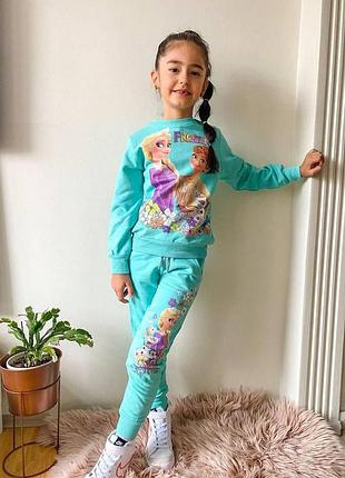 Костюм для девочки ельза 3-10 лет