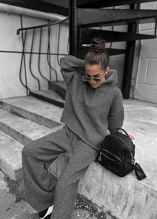 Женский костюм 2-ка идеальный для осени размер: 42-48 oversize