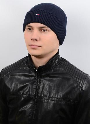 Шапка th17031 темно-синий
