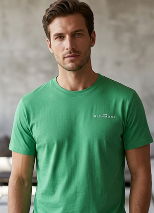 Футболка john richmond green t-shirt