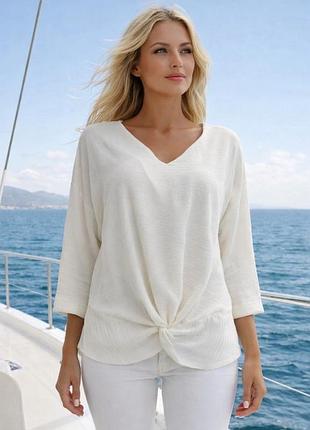Красивая трикотажная блуза блузка 👚