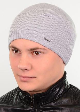 Шапка 13074 світло-сірий