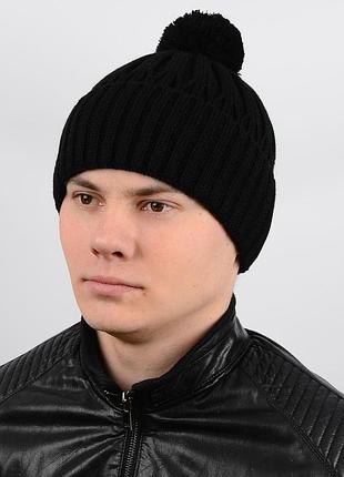 Шапка flash f17059 чорний