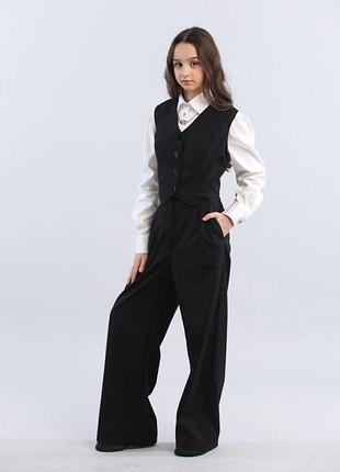 Костюм брюки+жилет для дівчинки 128 см, 134,140,146,152,158 см,164 см