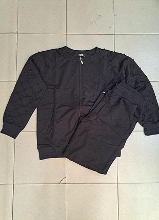 Женский спортивный костюм качественный и комфортный размерный ряд:xl,2xl, 3xl.