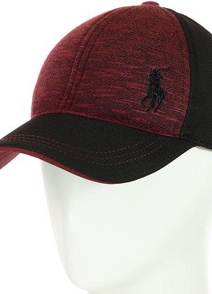 Бейсболка bsh18048 черный-бордовый