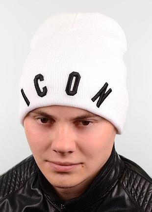 Шапка l18012 білий