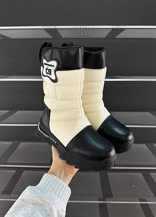 Зимові черевички з теплого хутра для дівчинки 33,34, 35, 36, 37, 38 р