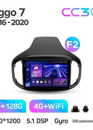 Штатна магнітола teyes cc3 2k 6+128 gb 360° chery tiggo 7 1 2016-2020 (f2) 10"