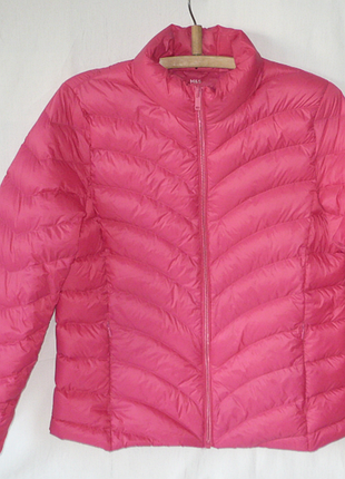 Stormwear m&s демісезонна пухова куртка 90% пух 10% перо амарантовий колір