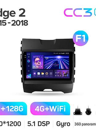 Штатна магнітола teyes cc3 2k 6+128 gb 360° ford edge 2 2015-2018 (f1) 9"