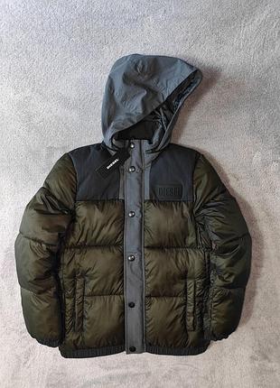 Детская куртка diesel teen jitar padded puffer jacket in green 12 y
оригинал