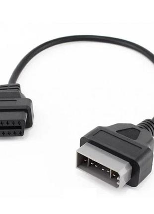 Переходник на nissan obd2 14 pin/пин нисан обд адаптер кабель