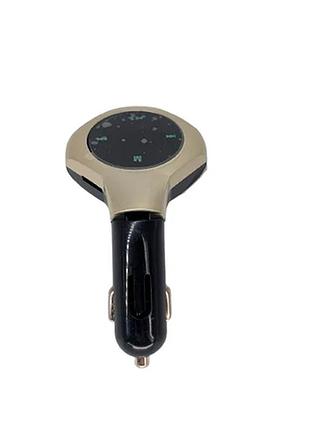 Fm модулятор автомобільний hz h29 bluetooth 3.0 aux bronze
