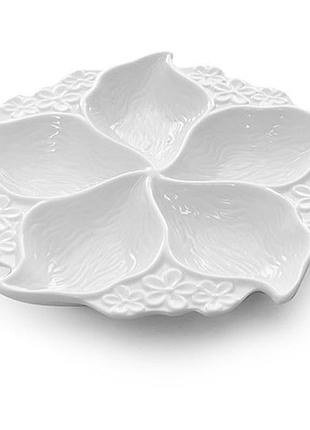 Минажница фарфоровая 12" (30.5см) stenson mc2615-12 3 шт/уп
