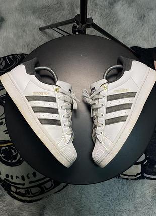 Кросівки adidas superstar жіночі, білі, розмір 38
