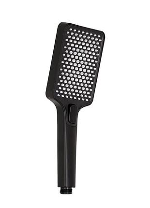 Лійка для ручного душу qtap rucni 140x95 мм прямокутна black matt (qtruc125blm45959)