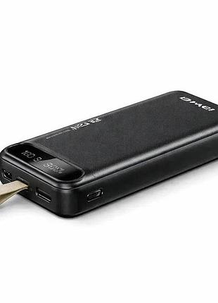 Зовнішній акумулятор power bank awei pa-12 30000mah pd22,5w швидка зарядка gl-22
