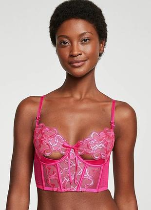 Корсетний топ victoria's secret з вишивкою