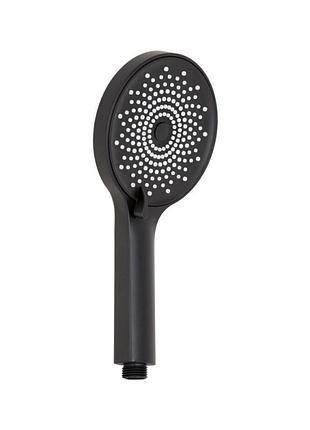 Лійка для ручного душу lidz niagara 32 120 мм округла matt black (ldnia32blm47555)